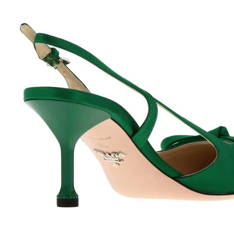 prada women's coral high heel|prada high heels.